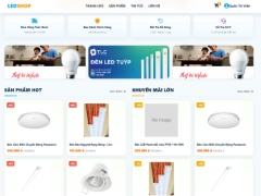 Website bán đèn LED tích hợp trợ lý AI hỗ trợ tư vấn và quản trị bán hàng