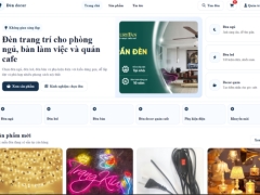 Website bán đèn trang trí