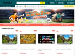 Website bán điện máy chuyên nghiệp tùy biến giá rẻ