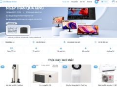 Website bán điện máy LG
