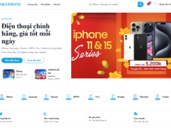 Website bán điện thoại chính hãng