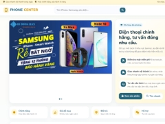 Website bán điện thoại giao diện đẹp