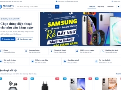 Website bán điện thoại MobilePro