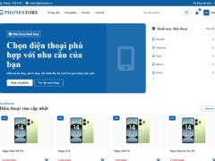 Website bán điện thoại php mysql