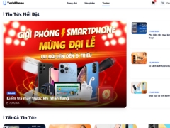 Website bán điện thoại TechPhone