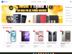 Website bán điện thoại và phụ kiện điện thoại