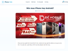 Website bán điện thoại và phụ kiện tích hợp AI
