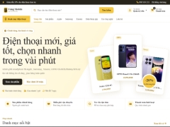 Website bán điện thoại Vàng Mobile