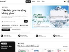 Website bán điều hòa mới