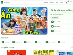 Website bán đồ ăn vặt ănvặtxanh
