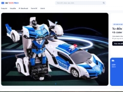Website bán đồ chơi điều khiển từ xa