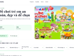 Website bán đồ chơi trẻ em