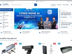 Website bán đồ công nghệ TechHub.