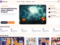 Website bán đồ cosplay Halloween