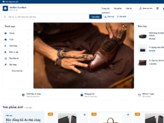 Website bán đồ da cao cấp