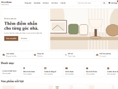 Website bán đồ decor nhà cửa