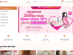 Website bán đồ decor phòng ngủ