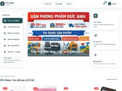 Website bán đồ dùng văn phòng Góc Bàn Office