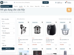 Website bán đồ gia dụng Bếp Nhà