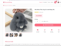 Website bán đồ lưu niệm giao diện mới nhất 2026