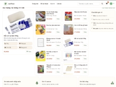 Website bán đồ mỹ thuật