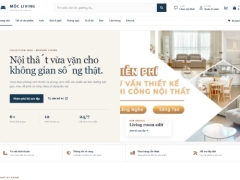Website bán đồ nội thất Mộc Living