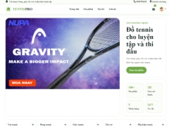 Website bán đồ thể thao tennis