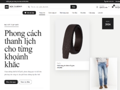 Website bán đồ thời trang Mộc Fashion