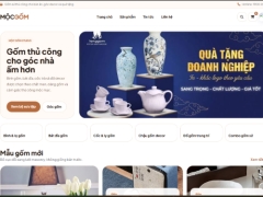 Website bán đồ thủ công gốm sứ