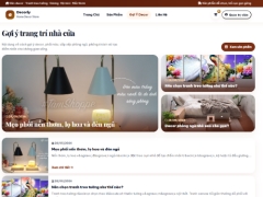 Website bán đồ trang trí nhà cửa Decorly