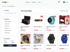 Website bán đồng hồ giao diện đẹp