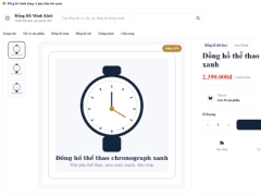 Website bán đồng hồ Minh Khôi