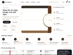 Website bán đồng hồ nam WatchHouse