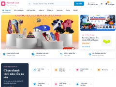 Website bán dụng cụ bóng chày