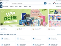 Website bán dụng cụ học tập