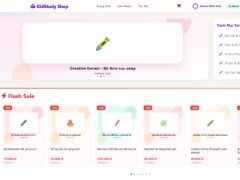 Website bán dụng cụ học tập văn phòng phẩm tích hợp AI hỗ trợ bán hàng