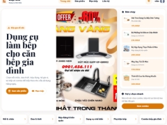 Website bán dụng cụ làm bếp