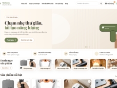 Website bán dụng cụ massage WellZen Store