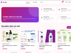 Website bán dụng cụ skincare Carely