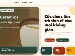 Website bán dụng cụ uống trà