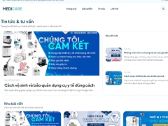 Website bán dụng cụ y tế