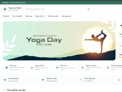 Website bán dụng cụ yoga – Yoga An Nhiên