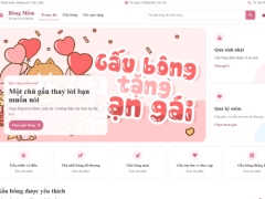 Website bán gấu bông Bông Mềm