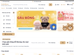 Website bán gấu bông teddy