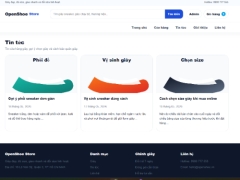 Website bán giày PHP Mysql