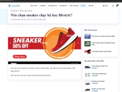 Website bán giày sneaker