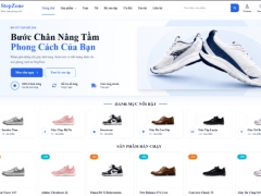 Website bán giày StepZone