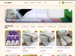 Website bán gối nệm mới