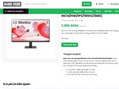 Website bán hàng thiết bị gaming