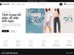 Website bán hàng thời trang FASHOP